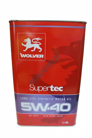 Wolver SuperTec SAE 5W-40 4L